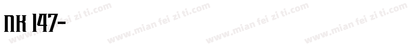nk 147字体转换